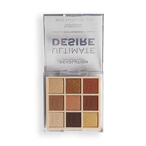 Revolution Makeup Revolution Ultimate Desire Shadow Palette Jewel Fixation, Into the Bronze - Image 2