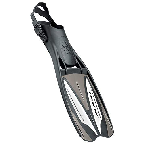 Scubapro Jet Sport Talla 43-45 Aletas de Buceo Regulables Blancas