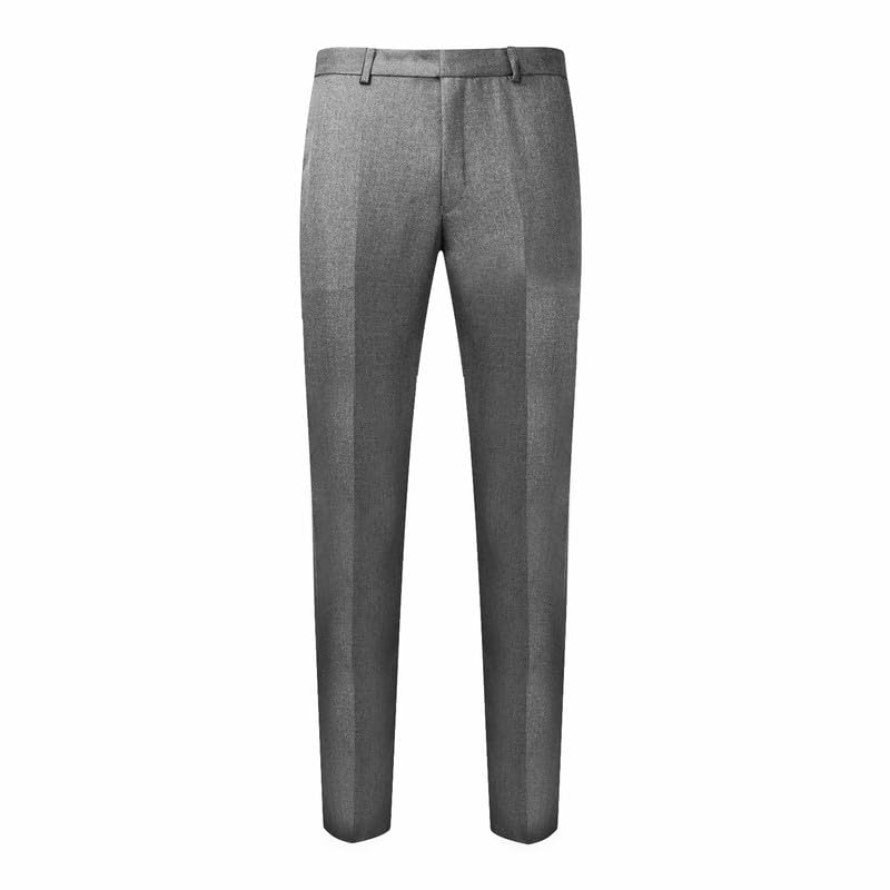 L S U Pantalones escolares ajustados para niños, cintura ajustable, media elástica, 3/4-15/16, teflón