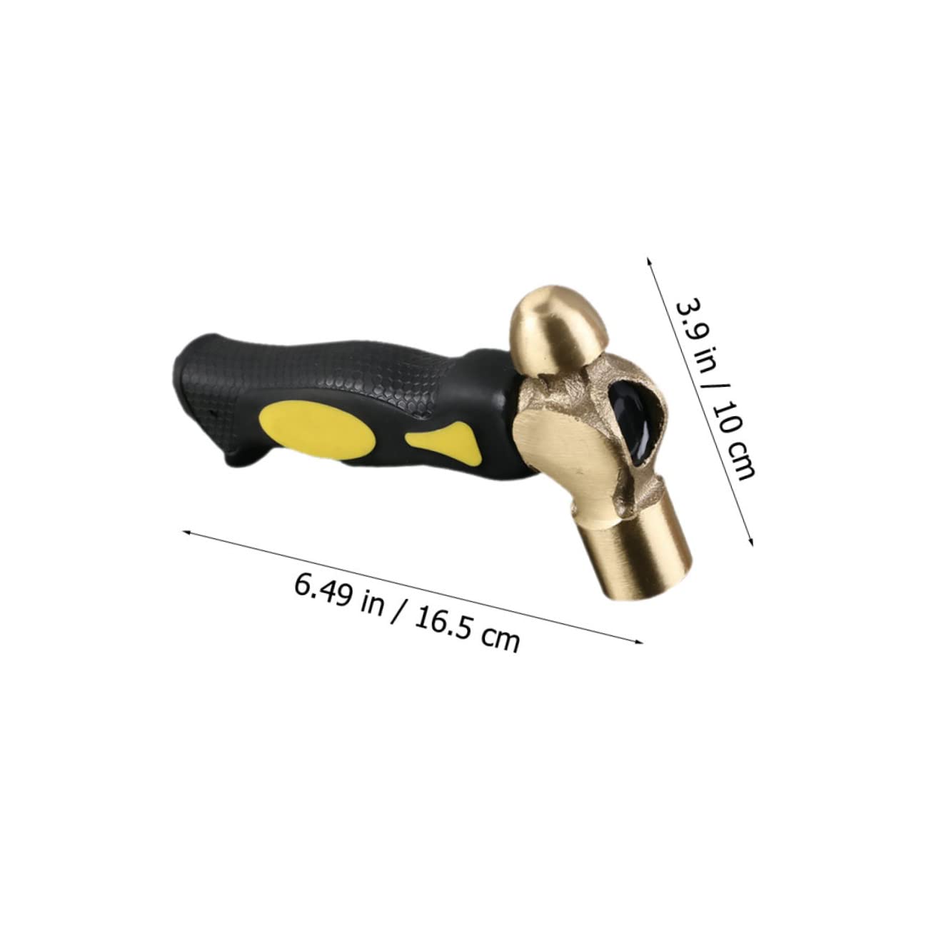 Angoily Martillo De Estampación De Latón De Mango y Agarre Ergonómico Para Bricolaje y Manualidades