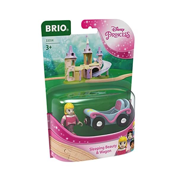 BRIO Disney Princess 33314 Dornröschen mit Waggon - Ergänzung Holzeisenbahn - Empfohlen ab 3 Jahren – Bild 7
