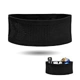 Cinturón para Correr Cinturón de Fitness, Riñonera Oculta Transpirable de Punto Multifuncional, Unisex Riñonera de Ejercicio Running para Cinturón Deportivo, Correr, Deportes, Fitness