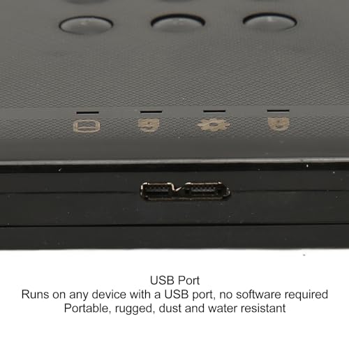Caja externa cifrada para disco duro 2.5 pulg USB 3.0 miniatura 7