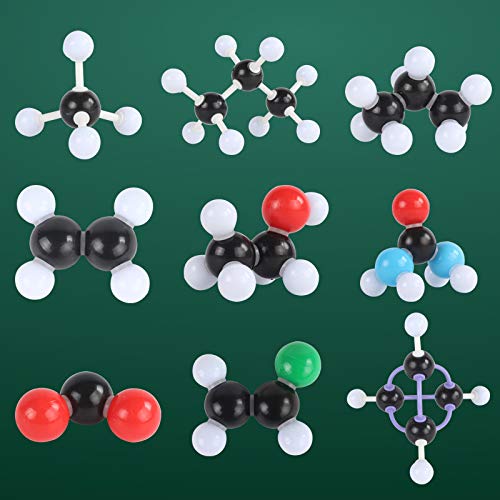 Kit de modelo molecular de química, juego de estudiantes o profesores para aprendizaje de química orgánica e inorgánica, motiva el aprendizaje del entusiasmo y eleva la imaginación espacial (STYLE05)