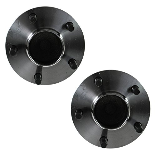 Image of TRQ 2 Piece Rear Wheel Bearing & Hub Assembly Set Compatible with 2008-2013 Volvo C30 2006-2013 C70 2005-2011 S40 V50