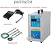 DPLXQPP High Frequency Induction Heating Equipment 15kw 30-100khz Small High Frequency Heating Machine 220v Copper Pipe Welding Melting High