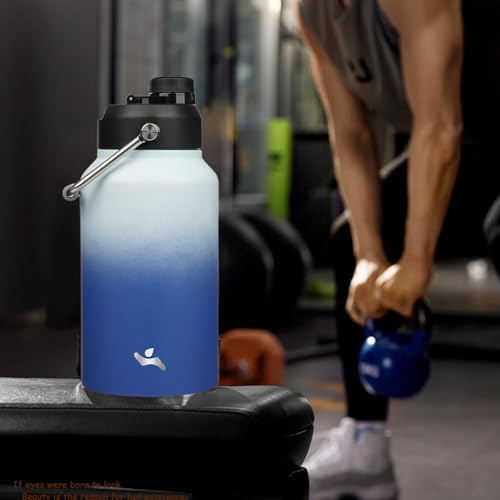Image of Konokyo 87 oz Insulated Stainless Steel Water Bottle Jug with Handle