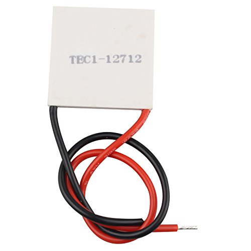 HALJIA Module de refroidissement Peltier TEC1-12712 12 V, 107 W, avec dissipateur thermique