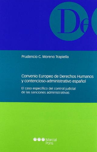 Portada de Convenio europeo de Derechos Humanos y contencioso-administrativo español