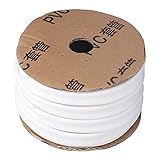 2Pcs PVC Tubing Cable Wrap, Wire Marking Protection Casing, 11m Flexible PVC Tube with Internal Teeth for Tube Printer ZMY‑25, Compatible with LM‑370A Supvan TP60A