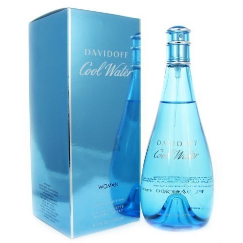 Cool Water By Davidoff Eau De Toilette Spray For Women. EDT 6.7 fl oz, 200 ml