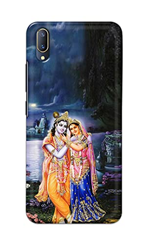 Image of Printed Hard Back Cover Case for Vivo V11 Pro Back Cover (Radha Krishna) -1803
