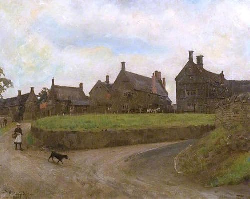 Affiches et gravures Gretton Northamptonshire Gotch impression sur toile salon 60x90cm