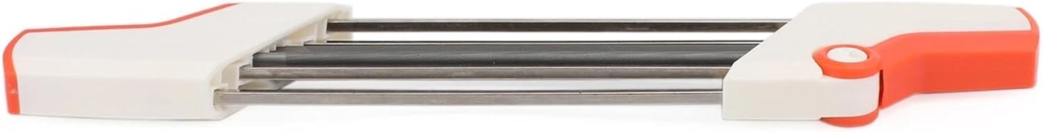 2-in-1 Easy Chainsaw File Chain Sharpener Kit - Fits 7/32" 5.5mm 3/8" P 404" Chainsaw Chains, Portable Sharpening Tool for Home & Garden, Replacement for Stihl OEM