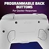 PDP Afterglow Wave Controlador inalámbrico RGB para Nintendo Switch 2 | Nintendo Switch Lite, OLED, iluminación LED RGB, personalización con app, batería recargable de 20 horas, 2 botones traseros programables, blanco 1 oct 2024 | por PDP 8