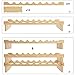 sogesfurniture Weinregal Flaschenregal mit 10 Ebenen für 100 Flaschen Wein Holzregal Weinhalter Weinständer Flaschenständer für Küche, Esszimmer, Bar, 110x30x116.5 cm
