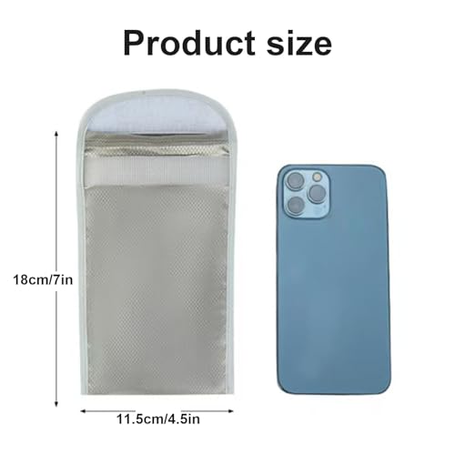 Image of Faraday Bags,Large Faraday Bag EMP Proof for Phones,Shield Sleeves For Cell Phone,Anti-EMP Faraday Bags for E-Devices Signal Blocking Case,Protection For Privacy Safety From 5G GPS RFID