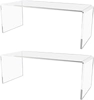 Vista 30 de Marketing Holders Soporte de exhibición de acrílico cuadrado transparente de 8 pulgadas para encimera de plexiglás decorativo, sin plataforma