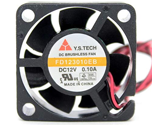 Ventilateur 12V 30mm FD123010EB à 2 fils pour refroidissement interne