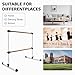 HIROHRTV 4ft Portable Ballet Barre for Home, Freestanding Dance Bar with Solid Wood, Adjustable Height (6.7