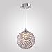 DINGGU Single 1 Light 6 Inch Flush Mounted Mini Size Modern Ball Crystal Pendant Light Chandelier Lamp Fixture