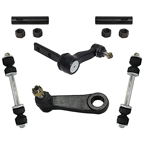 Image of Detroit Axle - 4WD Front End 14pc Suspension Kit for Ford F-150 F-250 | Expedition Navigator, 2 Upper Control Arms 2 Lower Ball Joints 2 Sway Bars 4 Tie Rods 2 Sleeves 1 Pitman 1 Idler Arm