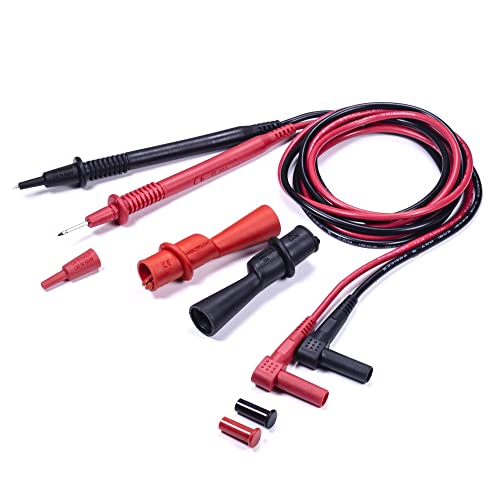 Boceuc Electrical Probe Kit 10A Banana Plug Digital Multimeter Probe Test Leads Wire Set #TOP1