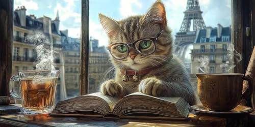 Peinture diamant 5D chaton complet rond : Kit XXL anti-stress adulte