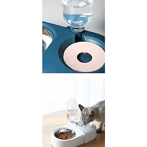 Haiqings-Automatic-Pet-Drinker-Double-Bowl-Pet-Food-Bowl-Dog-Drinking-Water-Bowl-Dog-Food-Bowl-Bowl-Dog-Pet-BowlPink-yubin1993-Color-Pink