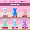 tweexy Hinge Untippable Nail Polish Bottle Holder | Anti-Spill Nail Polish Holder Stand, Tilted, IntelliStick Airlock Suction | Fingernail Painting, Nail Art Tools | Nail Polish Accessories (Beach Glass) #6