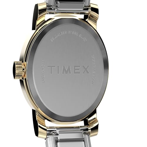 Image of Timex Women's Cavatina Watch - TPearl Dial Gold-Tone Case