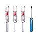 aokur 3PCS 6.2mm Automatic Led Lighted Nock Crossbow Arrow Nock for Hunting Shooting (Red)