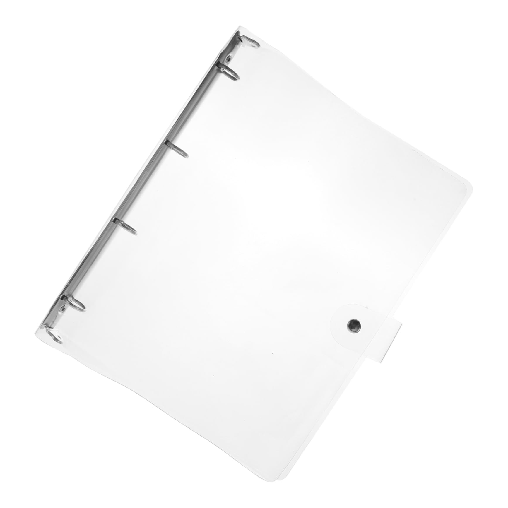 Raccoglitore per Quaderno ad Anelli A4 Plastica Trasparente per Studenti e Ufficio