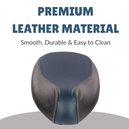 Image of Favourite Auto Accessories Dual Coloured Seat Cover with Pro Leather Finish for Ola S1, Ola S1 Pro, Ola S1 Air, Ola S1 X+ (Blue & Black)