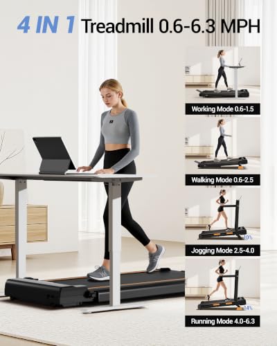 Image of 16% Incline Treadmills for Home, Foldable Treadmill with Incline