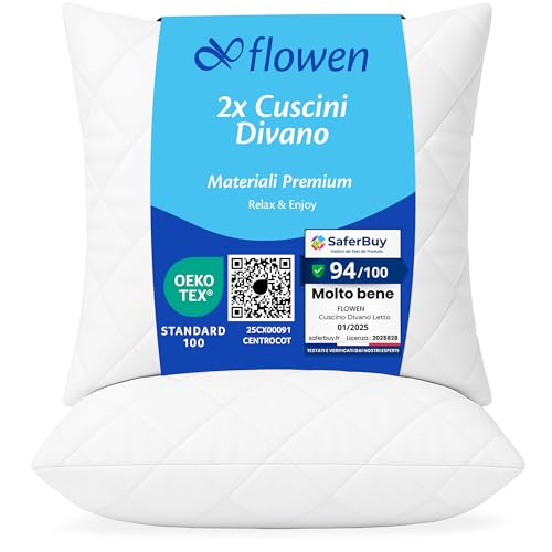 Cuscini per Divano 50x50 Imbottitura Cuscini 2 pezzi Interno Decorativi
