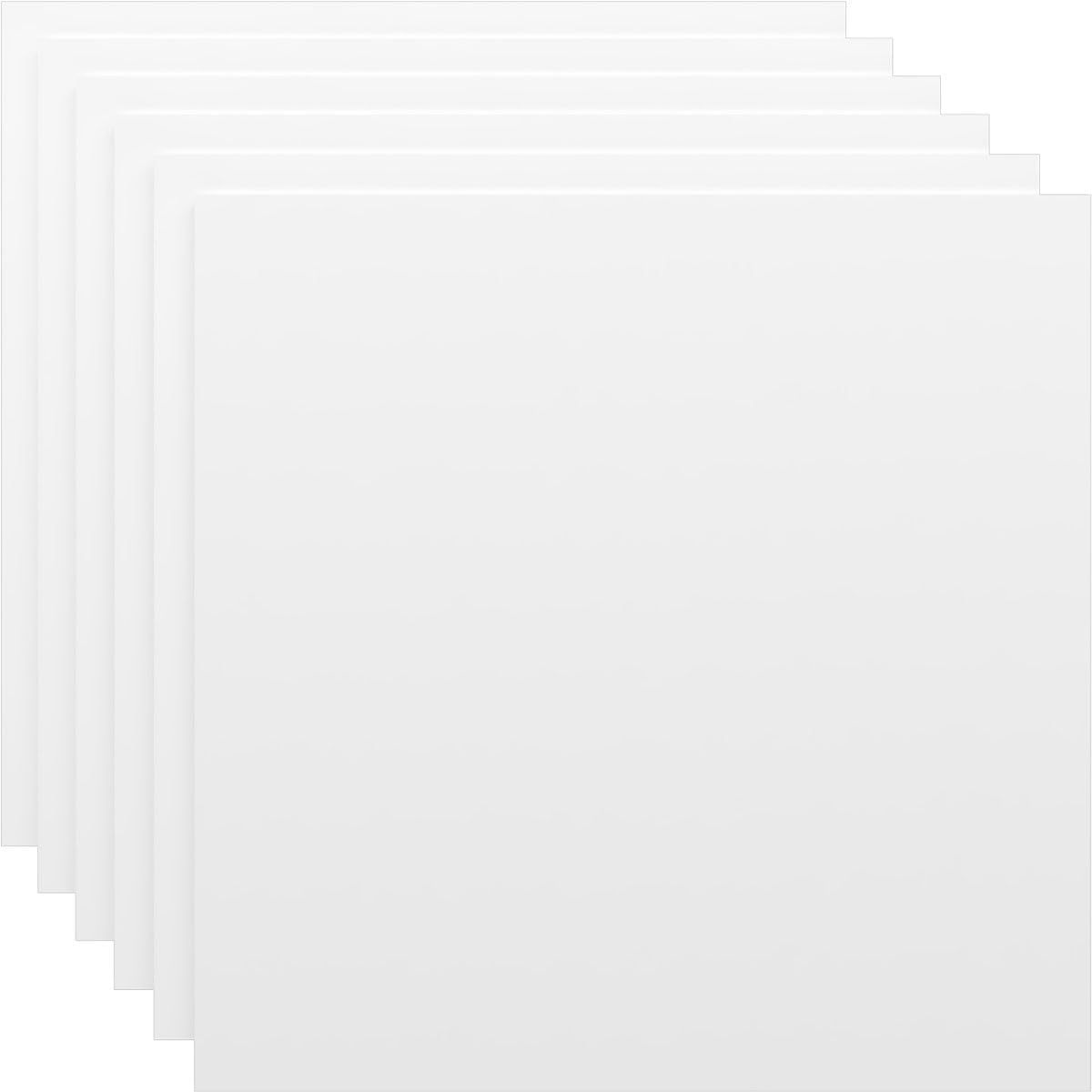 Ekena Millwork 15 3/4"W x 15 3/4"H x 1"T PVC Hobby Boards, Unfinished (6-Pack)