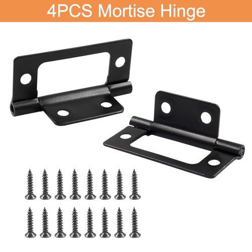 Murtenze QZ2309070001 4 Pcs Non-Mortise Door Hinges thumb #2