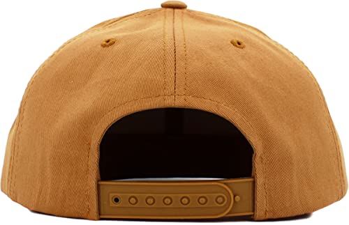 Image of KBETHOS Classic Snapback Hat Blank Cap Underbrim Cotton Wool Blend Flat Visor Adjustable Unisex