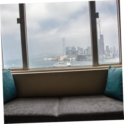 Tiradores de ventana modernos de aleación de aluminio, juego de izquierda y derecha duradero 4
