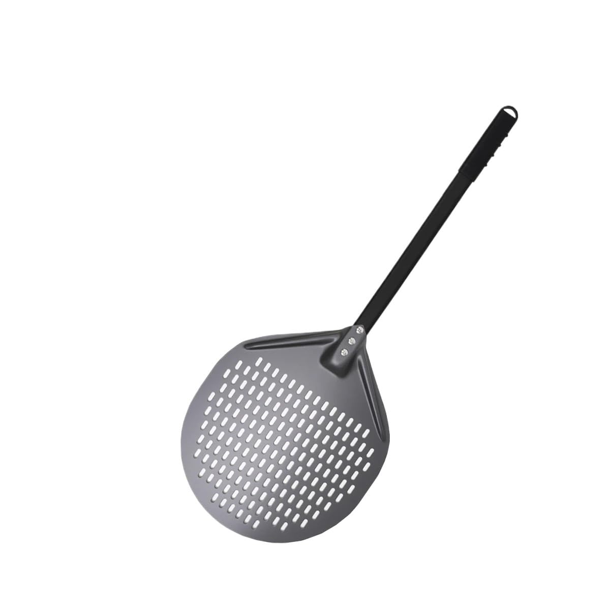 WANGSHAOWEI Pizza ​Paddle 12 Inch Aluminum Perforated Pizza Shovel Peel With Detachable Handle Nonstick Oven Baking Paddle Spatula Turners Accessories(12 inch 84cm)