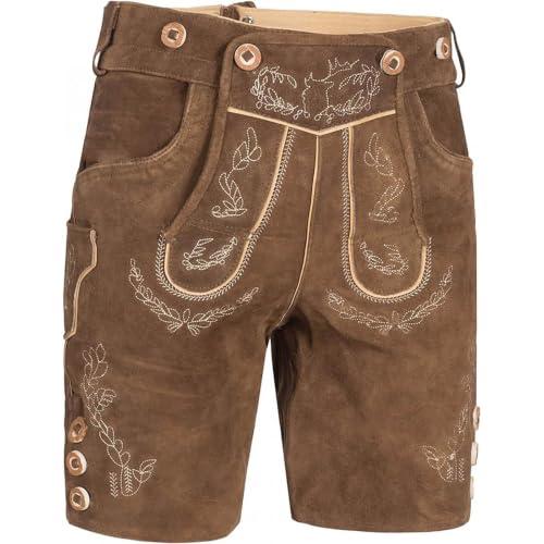 Pantalones tradicionales mujer de Oktoberfest con tirantes ajustables finos