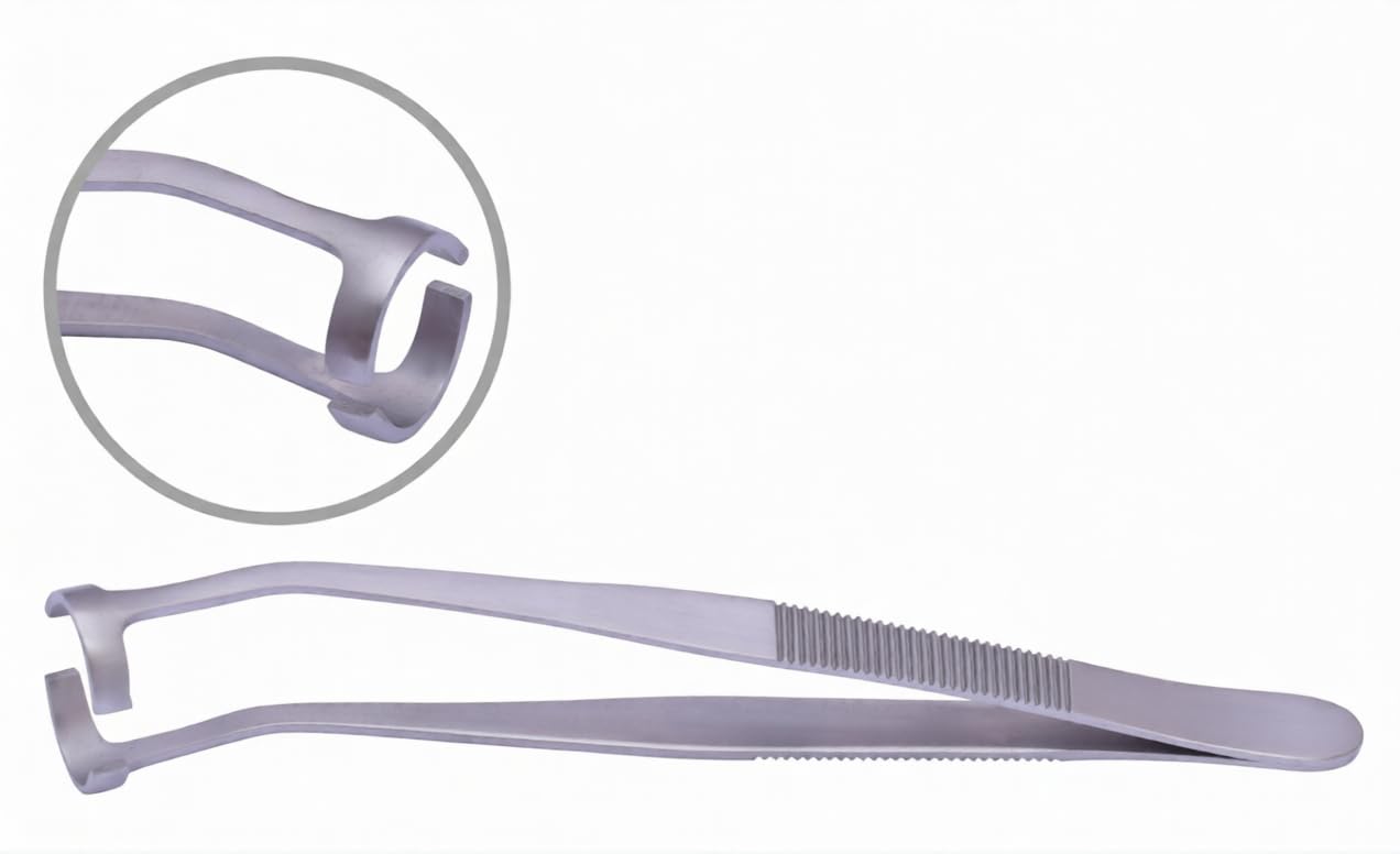 Small Ring Holding Tweezers, Stainless Steel, 6 Inch, for Soldering Rings, Jewellery Repair Hobby Craftsman, 13mm x 13mm