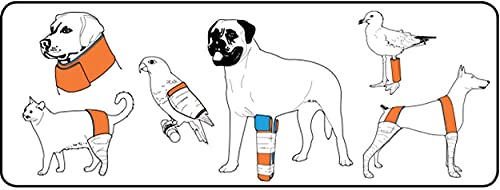 Asa Techmed 36" Emergency Aluminum Splint Adjustable, Lightweight, Durable, Waterproof, And Reusable (Orange, 2 Rolls) #TOP6