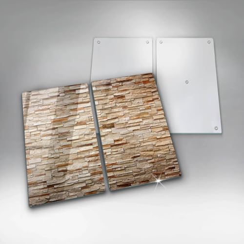 Planche à découper Wallfluent pierres de texture pour cuisiner et protéger vos plaques