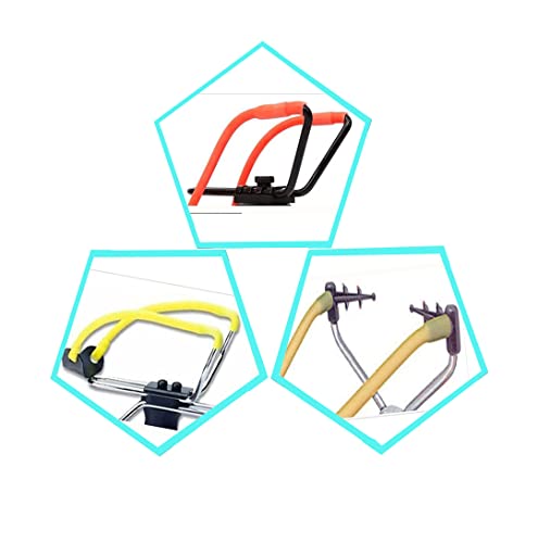 Slingshot Replacement Bands Sets,Elastic Rubber Tubular Bands, Heavy Pull For Outdoor Shooting And Hunting,Suitable For All Insert-Yoke-Into-Tube（Leather Pocket Color Random） #TOP3
