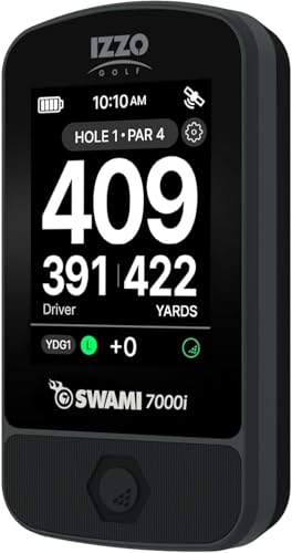 Izzo Swami 7000i Touchscreen Golf GPS Rangefinder Grey