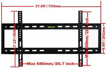 Miniatura 2 de VideoSecu Soporte de pared para TV Sony Bravia KDL-40XBR4 KDL-46XBR2 KDL-46XBR3 KDL-46S2000 KDL-46V2500 KDL-46W4150 KDL-46EX500 KDL-46EX400