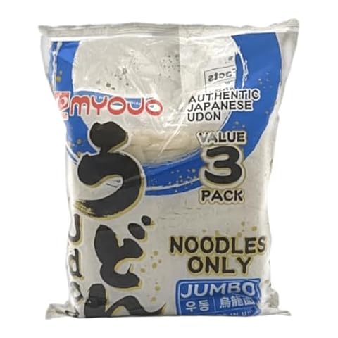 Myojo Jumbo Udon Noodles, No Soup, 4.94 Oz Cover