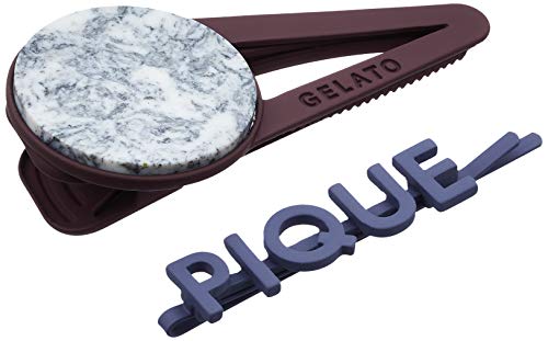 [ジェラート ピケ] ロゴ&ストーンヘアクリップ PWGA194692 レディース BRW 日本 F (FREE サイズ)